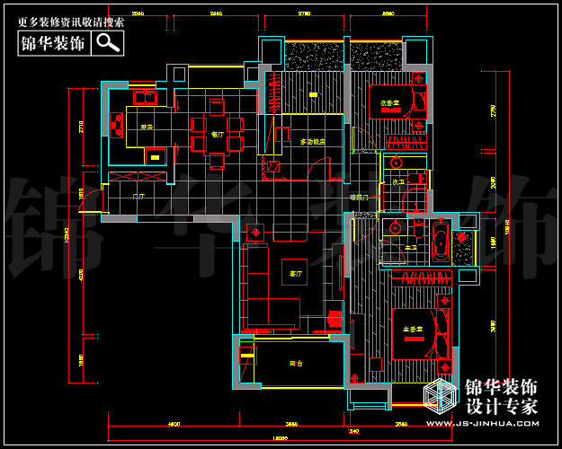 保利香檳國(guó)際F戶(hù)型120平米  戶(hù)型